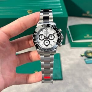 rolex daytona (panda) 40mm weiß edelstahl