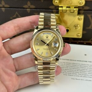 rolex day date 40mm gelbgold baguette