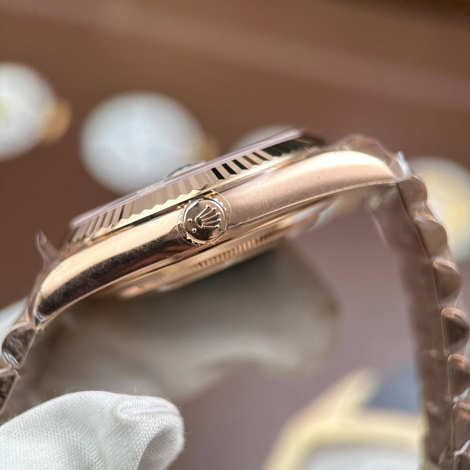 img_1544 rolex day date 40mm everose gold weiß