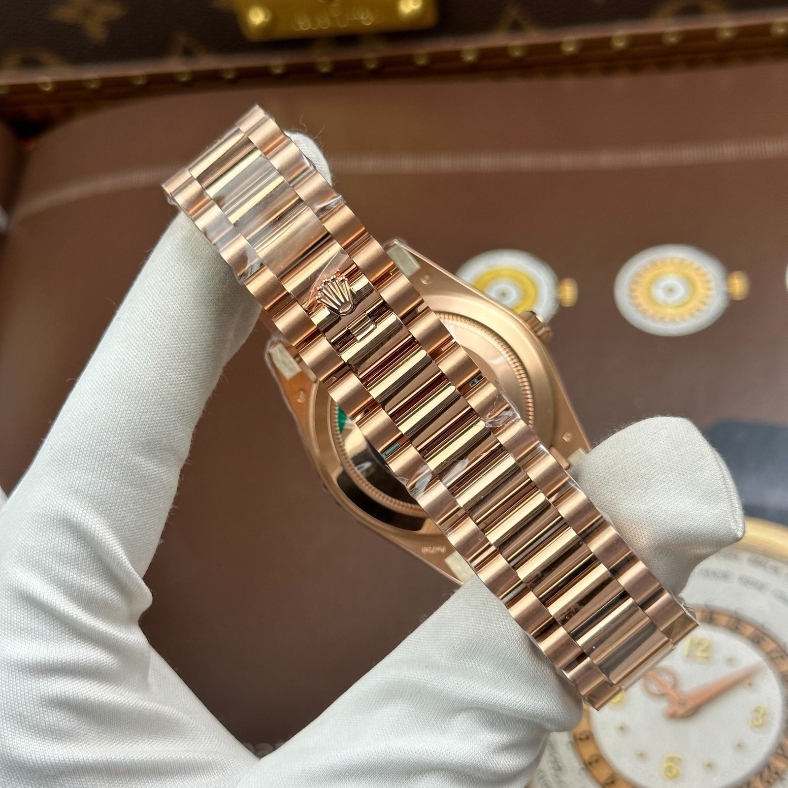 img_1546 rolex day date 40mm everose gold weiß