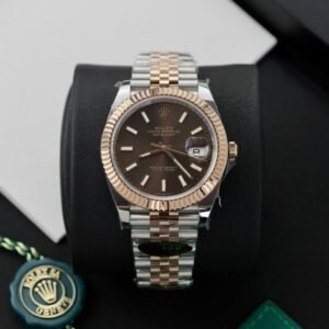 rolex datejust 41mm roségold/edelstahl