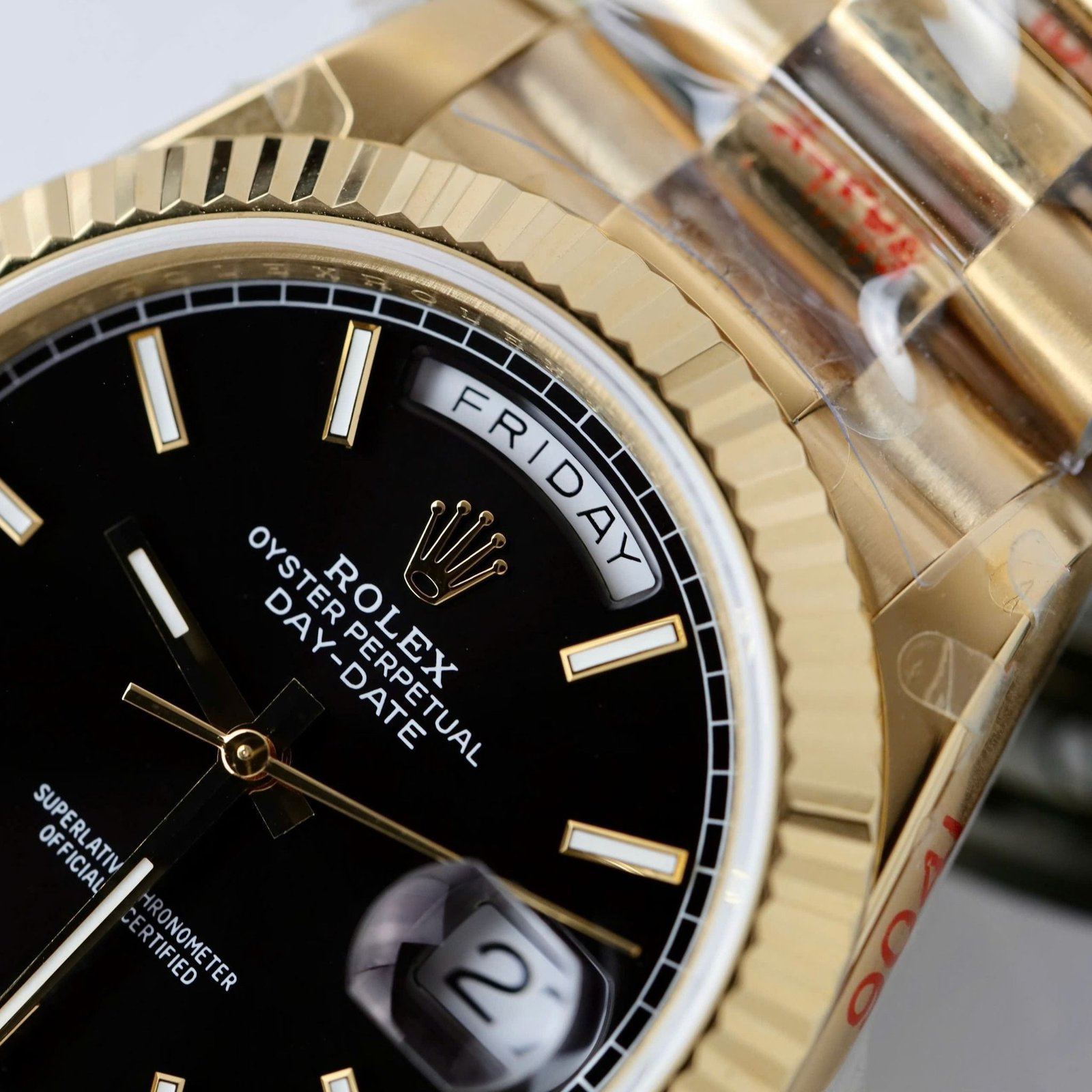 img_1554 rolex day date 40mm gelbgold schwarz