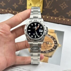 rolex explorer ll 40mm edelstahl schwarz
