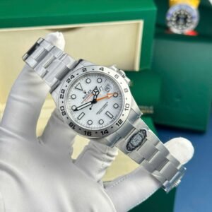 rolex explorer ll 42mm edelstahl schwarz