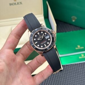 rolex yachtmaster ll 40mm – roségold kautchukband