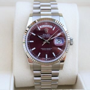 rolex day date 40mm everose gold weiß