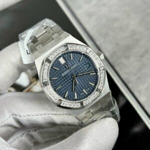 audemars piguet royal oak 34 mm edelstahl diamantlünette