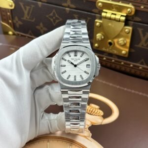 patek philippe nautilus 40mm edelstahl weiß
