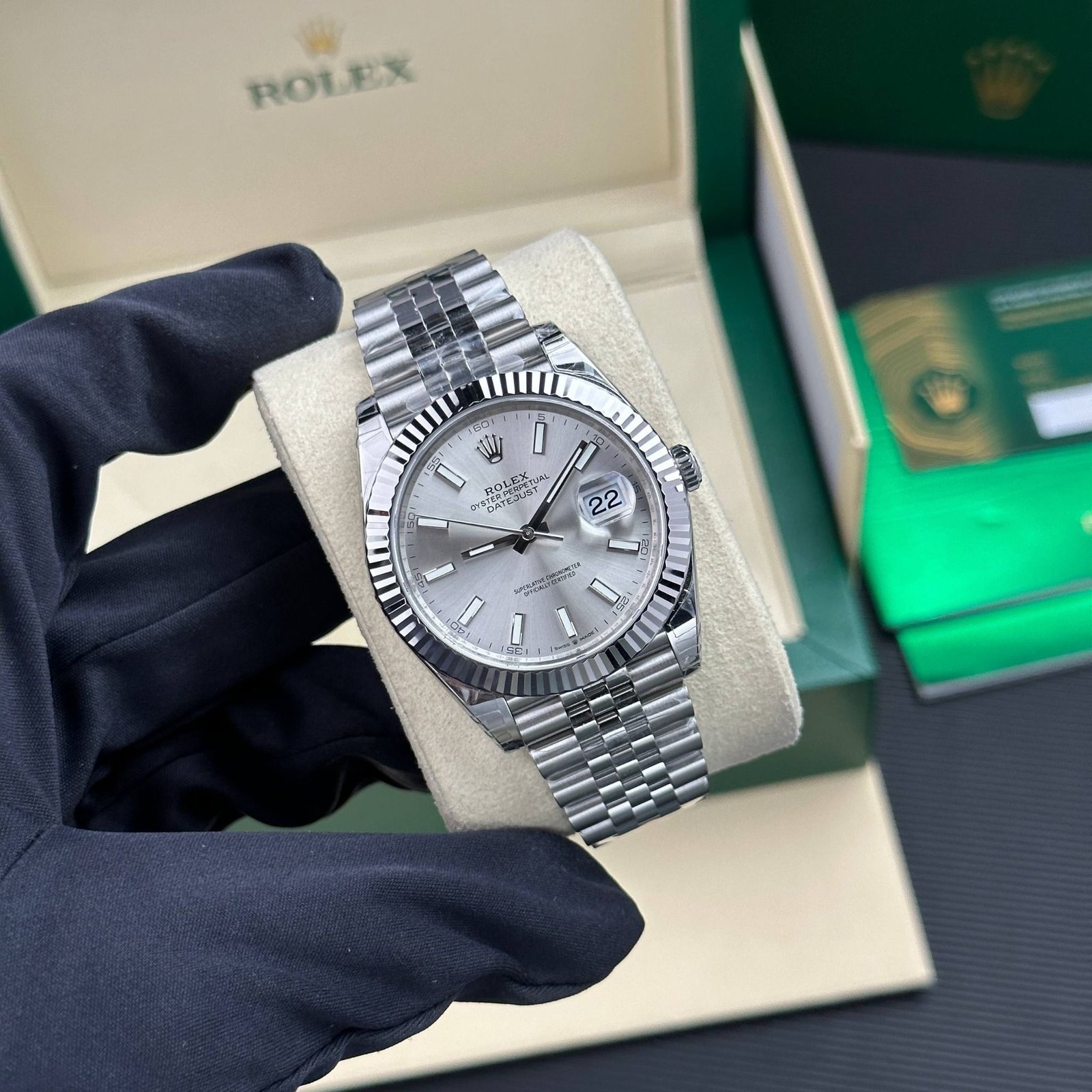 rolex datejust 41mm edelstahl silber rolex datejust 41mm edelstahl silber