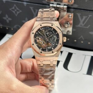 audemars piguet 41mm roségold skeleton
