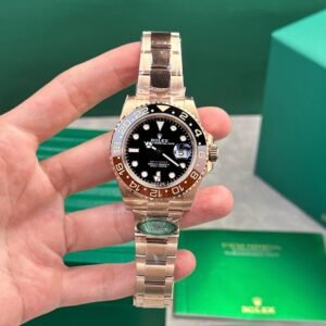 rolex gmt master ll 40mm rootbeer schwarz