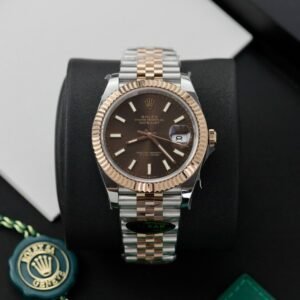 rolex datejust 36mm roségold/edelstahl