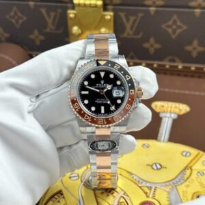 rolex gmt master ll 40mm rootbeer bicolor schwarz