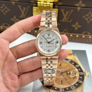 rolex land dweller 40mm – edelstahl weiß