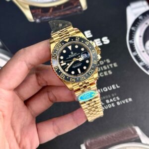 rolex gmt master ii 40mm gold edelstahl schwarz jubilee (copy)